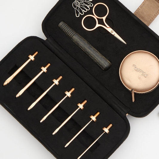 Knit Pro Oasis Starter Interchangeable Crochet Hook Set is available to purchase from The Knit Lounge UK knit shop