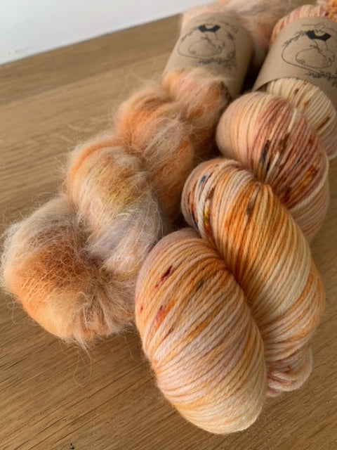 Dusty MCN Sock is available to purchase from The Knit Lounge UK knit shop