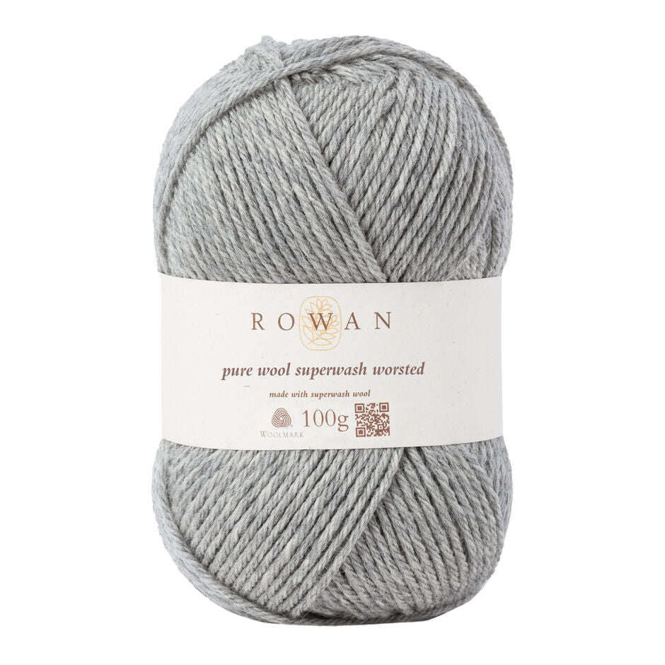 Rowan Pure Wool Superwash Worsted 100g is available to purchase from The Knit Lounge UK knit shop