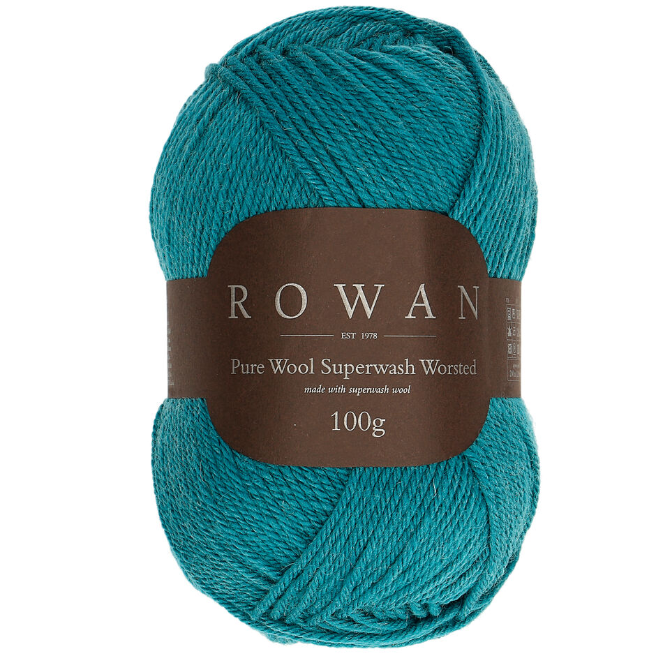 Rowan Pure Wool Superwash Worsted 100g is available to purchase from The Knit Lounge UK knit shop