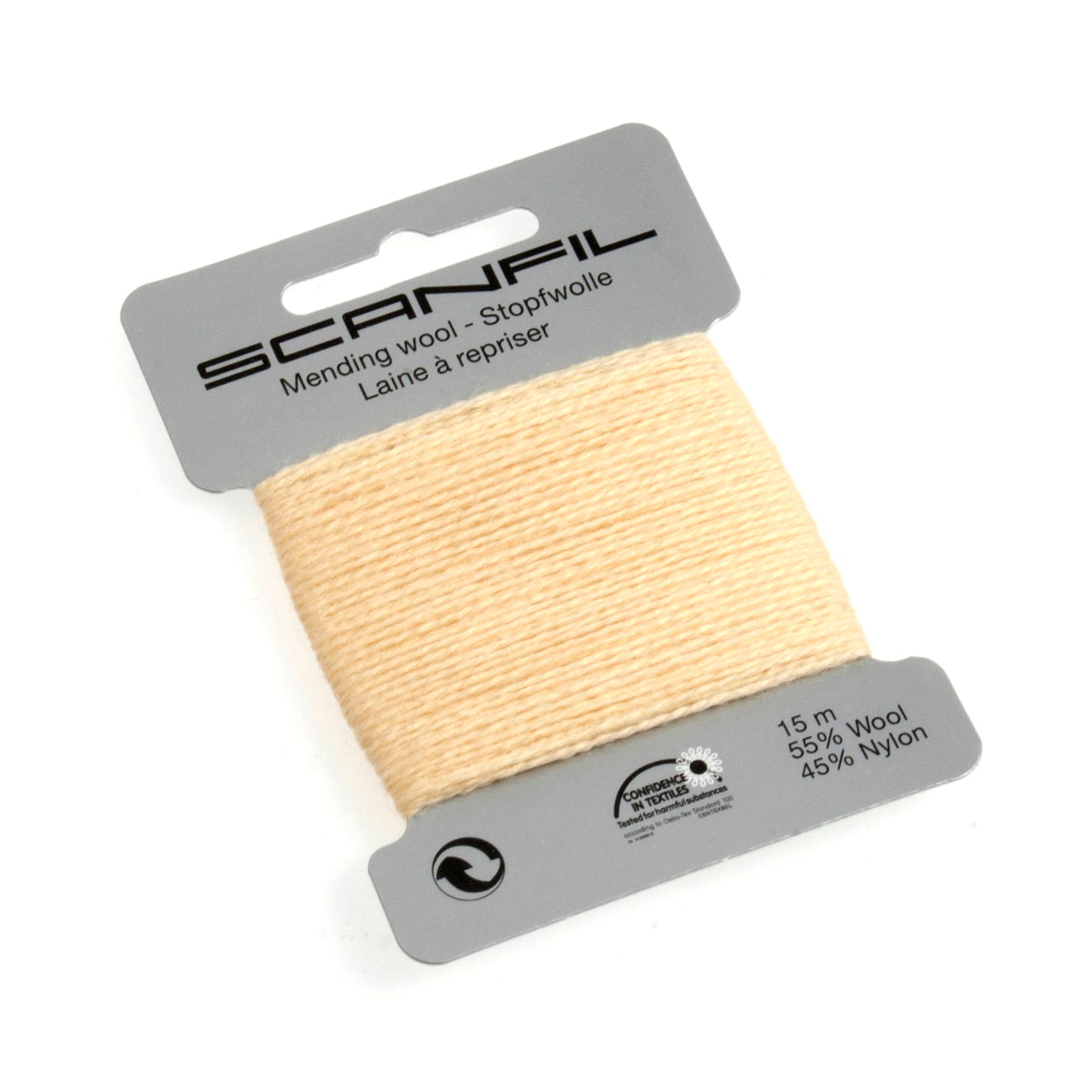 Scanfil Mending Wool 15m is available to purchase from The Knit Lounge UK knit shop