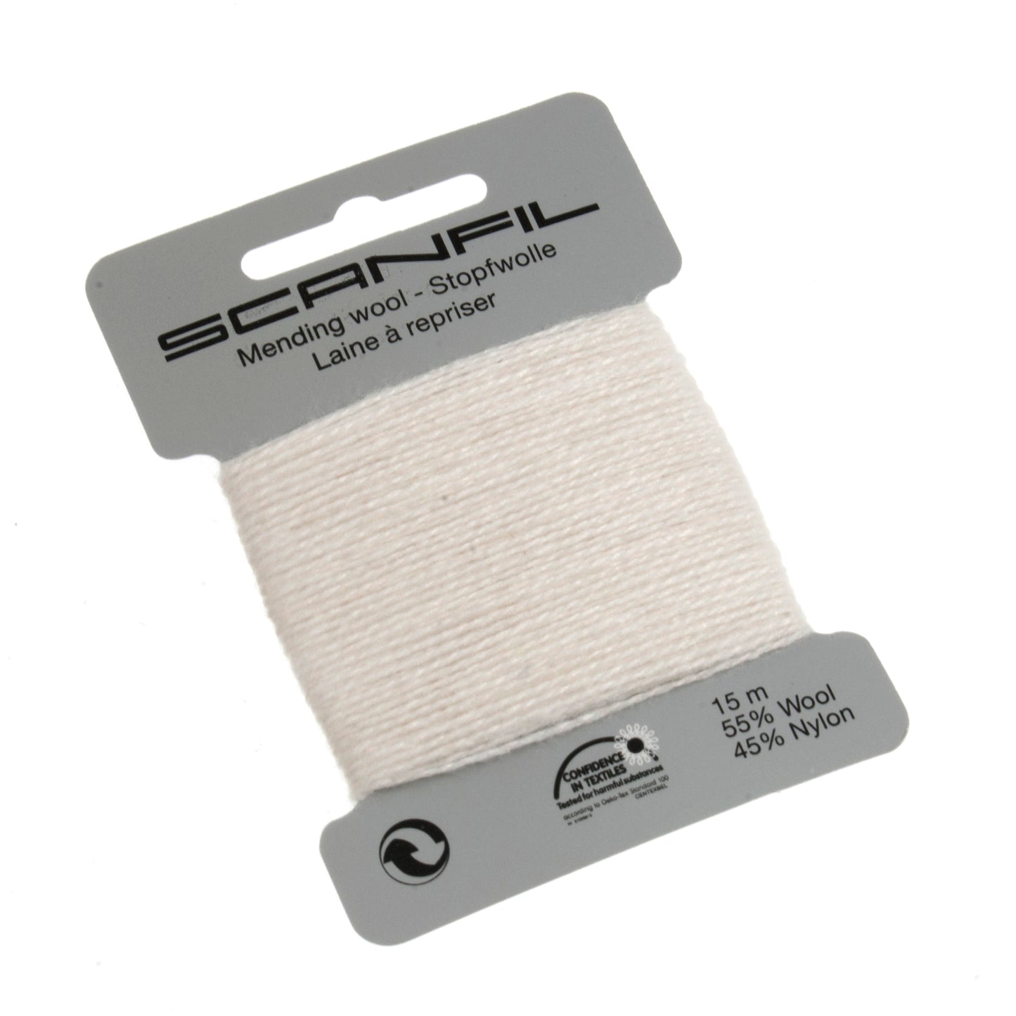 Scanfil Mending Wool 15m is available to purchase from The Knit Lounge UK knit shop