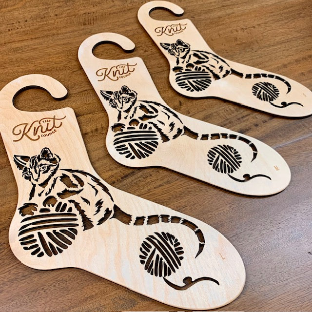 Cat Sock Blocker is available to purchase from The Knit Lounge UK knit shop