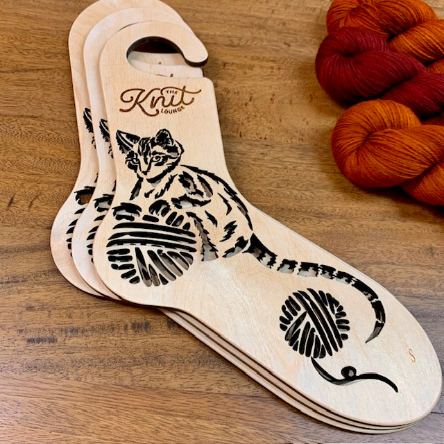 Cat Sock Blocker is available to purchase from The Knit Lounge UK knit shop