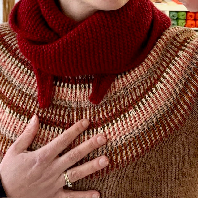 Sophie Hood by Petiteknit Yarn Bundle is available to purchase from The Knit Lounge UK knit shop