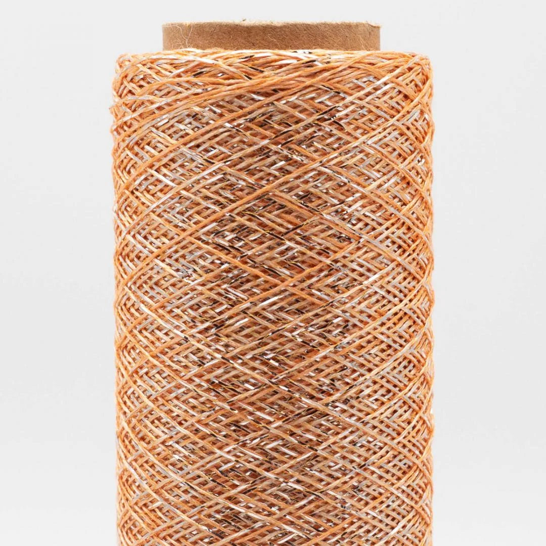Kremke Stellaris 25g in shade peach silver at The Knit Lounge UK yarn shop.