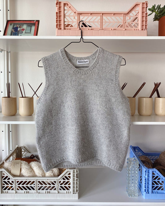 PetiteKnit Stockholm Slipover - Printed Pattern is available to purchase from The Knit Lounge UK knit shop