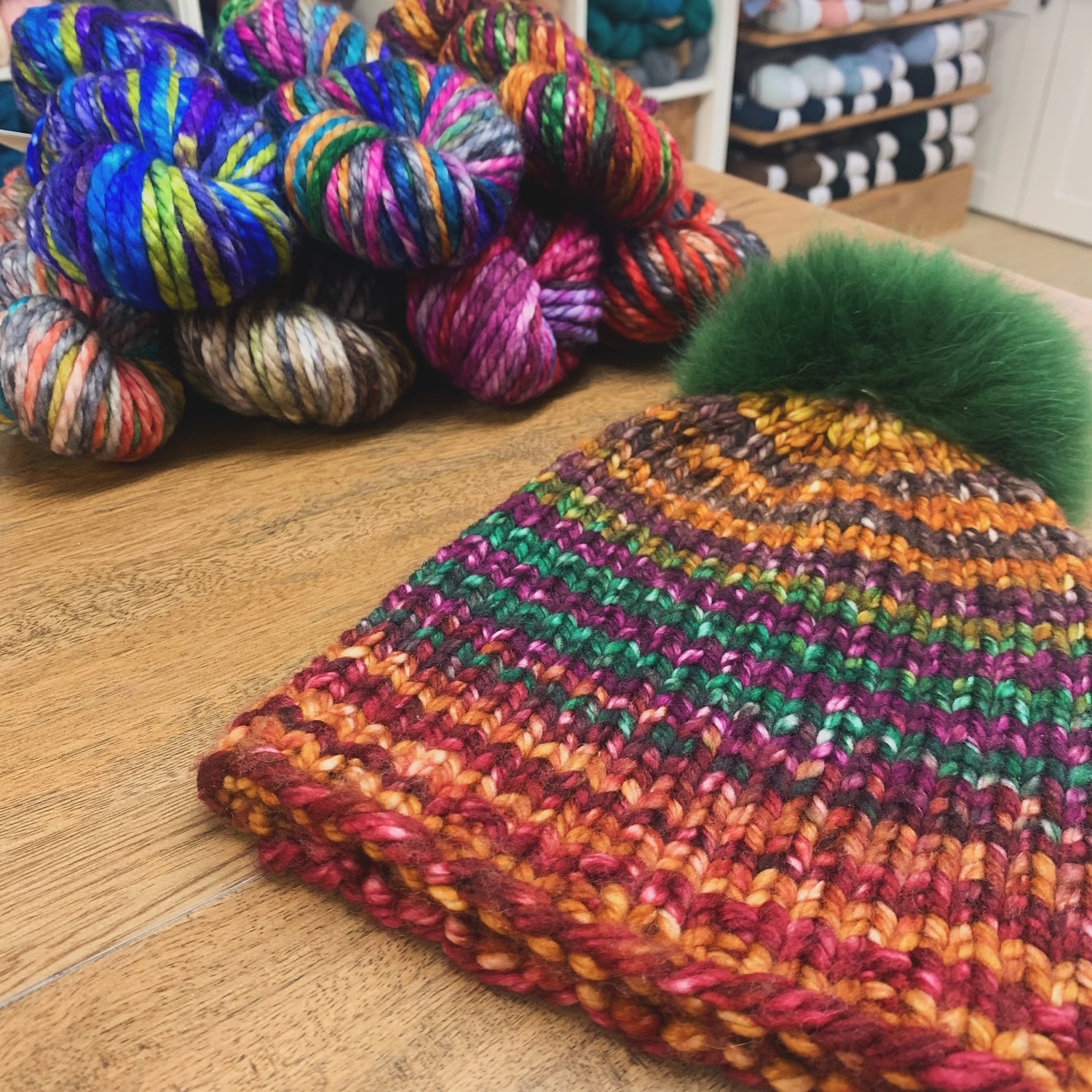 Urth Yarns Koozoo Super Chunky Yarn is available to purchase from The Knit Lounge UK knit shop