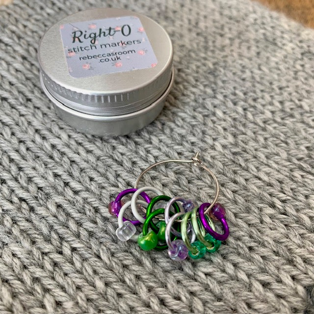 Right O Stitch Markers is available to purchase from The Knit Lounge UK knit shop