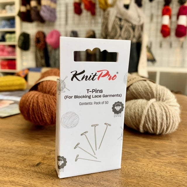 KnitPro T-Pins - Pack of 50 is available to purchase from The Knit Lounge UK knit shop