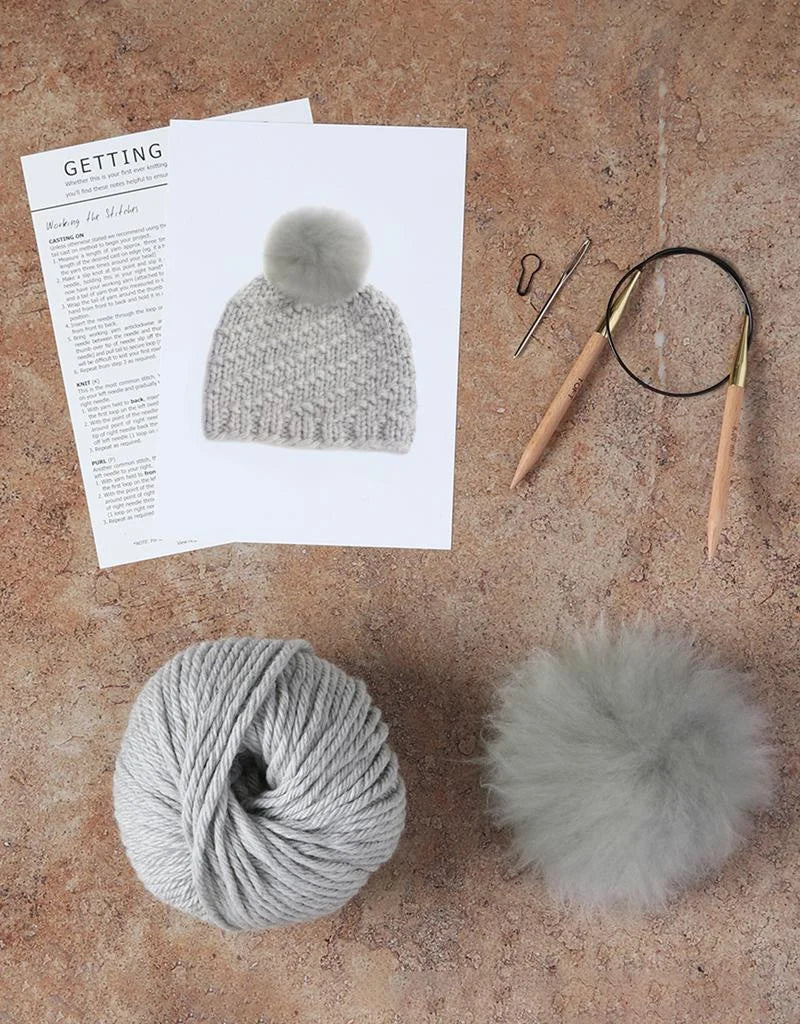 Loch Hat Kit is available to purchase from The Knit Lounge UK knit shop