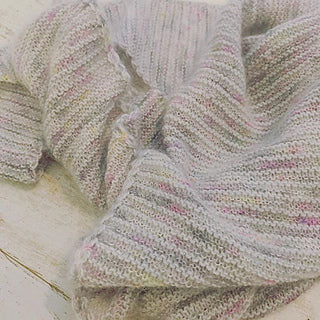 Pom Pidou Shawl Kit is available to purchase from The Knit Lounge UK knit shop