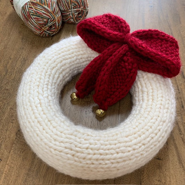 Knitted Christmas Wreath | For beginners and improvers - 18th Nov, 10am - 2pm