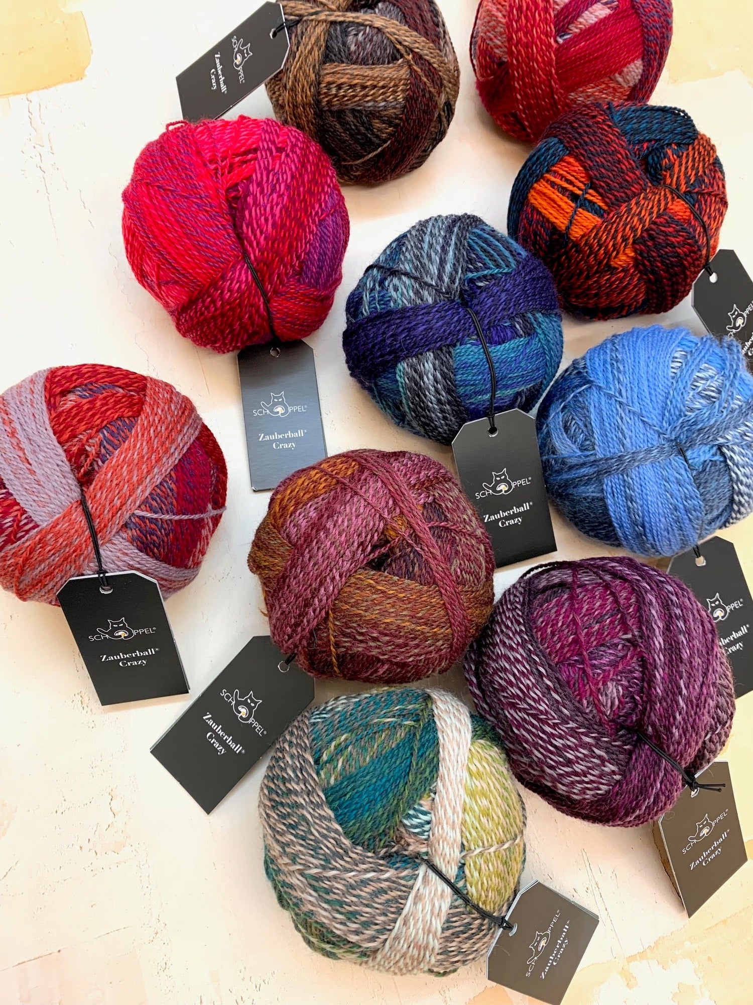 Schoppel Wolle yarn are available at The Knit Lounge