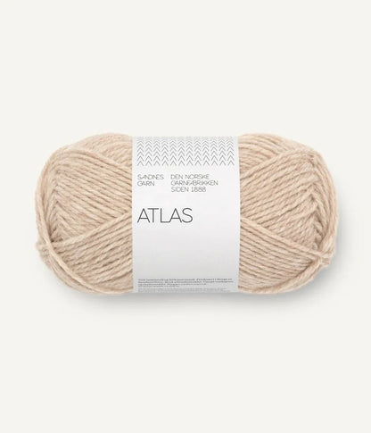 Atlas by Sandnes Garn - in 3021 from UK knit shop The Knit Lounge.