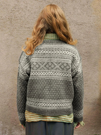 Sandnes Garn Setesdal Cardigan Ladies 2510_06 - Printed knitting Pattern from The Knit Lounge UK wool shop.