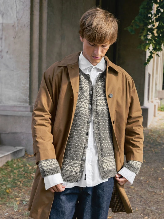 Sandnes Garn Setesdal Cardigan Men 2510_07 - Printed Knitting Pattern from The Knit Lounge UK yarn shop.