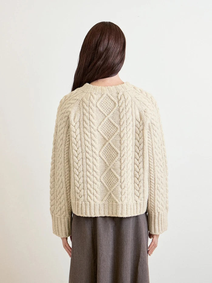 Sandnes Garn Loom Sweater 2602_08 - Printed knitting Pattern from The Knit Lounge UK.