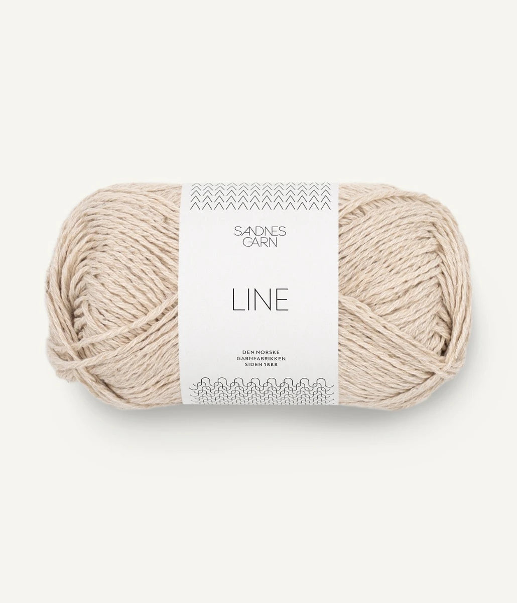 Sandnes Garn Line in 3011 from UK wool shop The Knit Lounge.