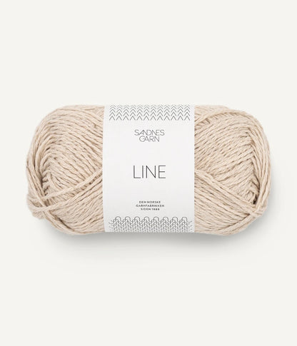 Sandnes Garn Line in 3011 from UK wool shop The Knit Lounge.