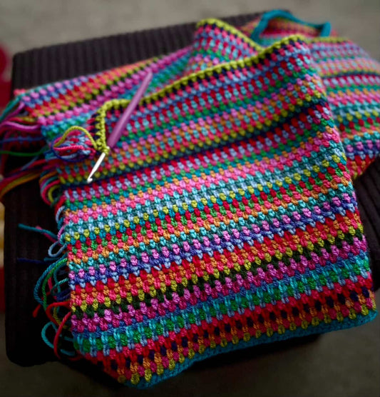 Crochet Moss Stitch Blanket | Saturday 7th March, 10.30am - 1.30pm