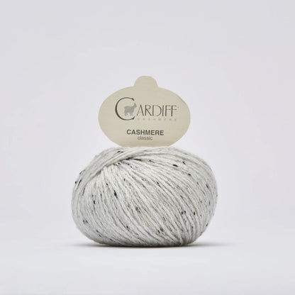 Cardiff Cashmere Classic in shade Zoom from UK knit shop The Knit Lounge.