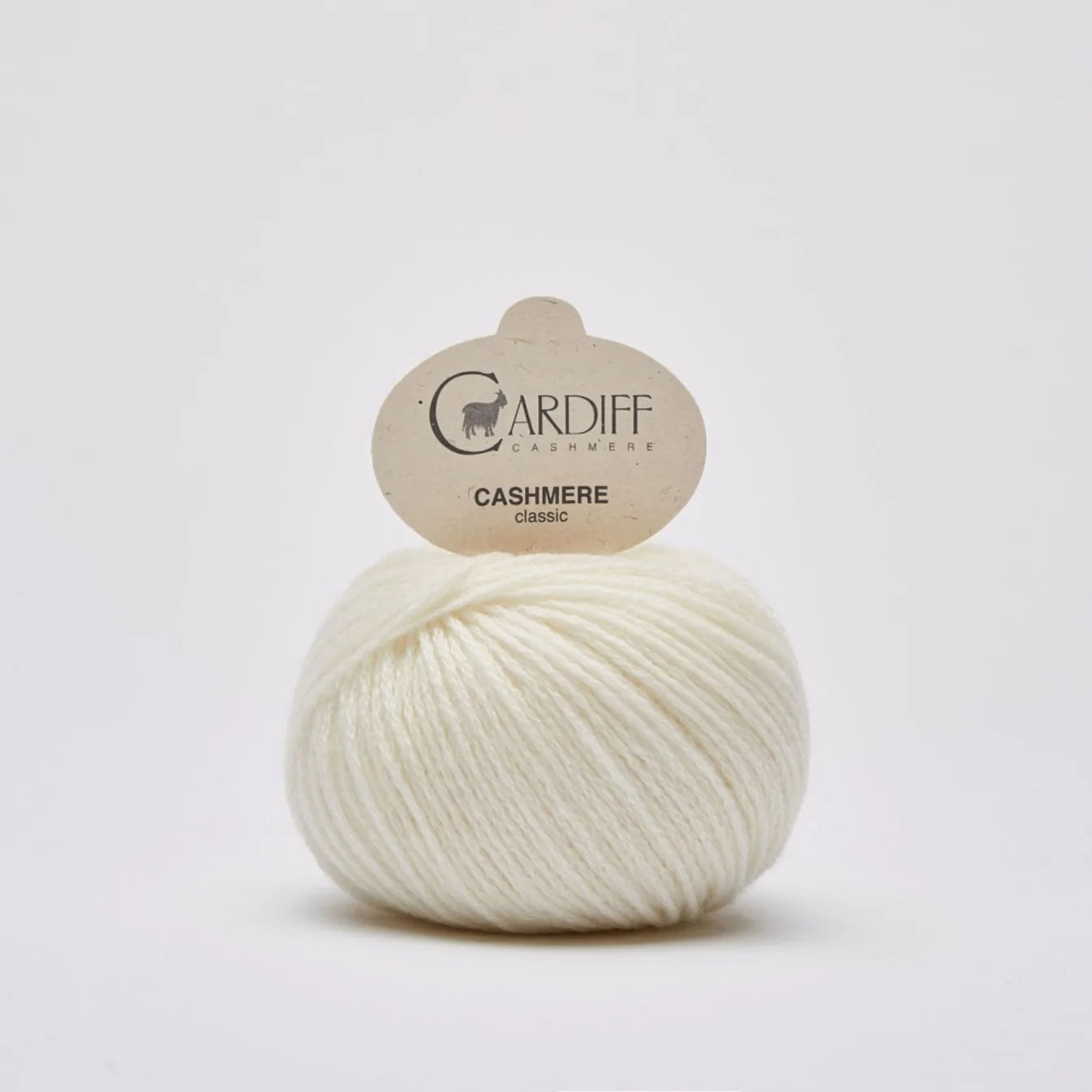 Cardiff Cashmere Classic in shade Neve from UK knit shop The Knit Lounge.