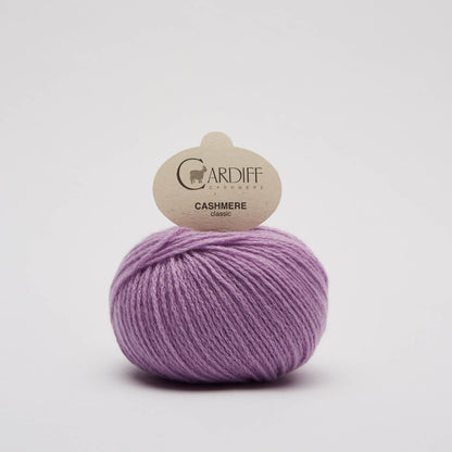 Cardiff Cashmere Classic in shade Funny from UK knit shop The Knit Lounge.