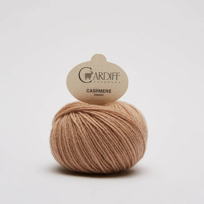 Cardiff Cashmere Classic in shade Life from UK knit shop The Knit Lounge.