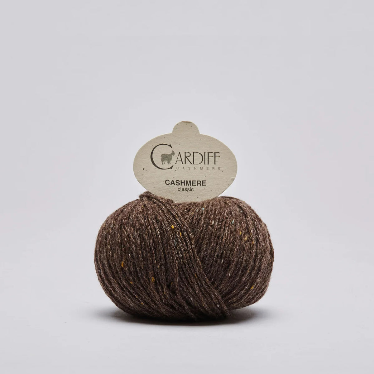 Cardiff Cashmere Classic in shade Neon from UK knit shop The Knit Lounge.