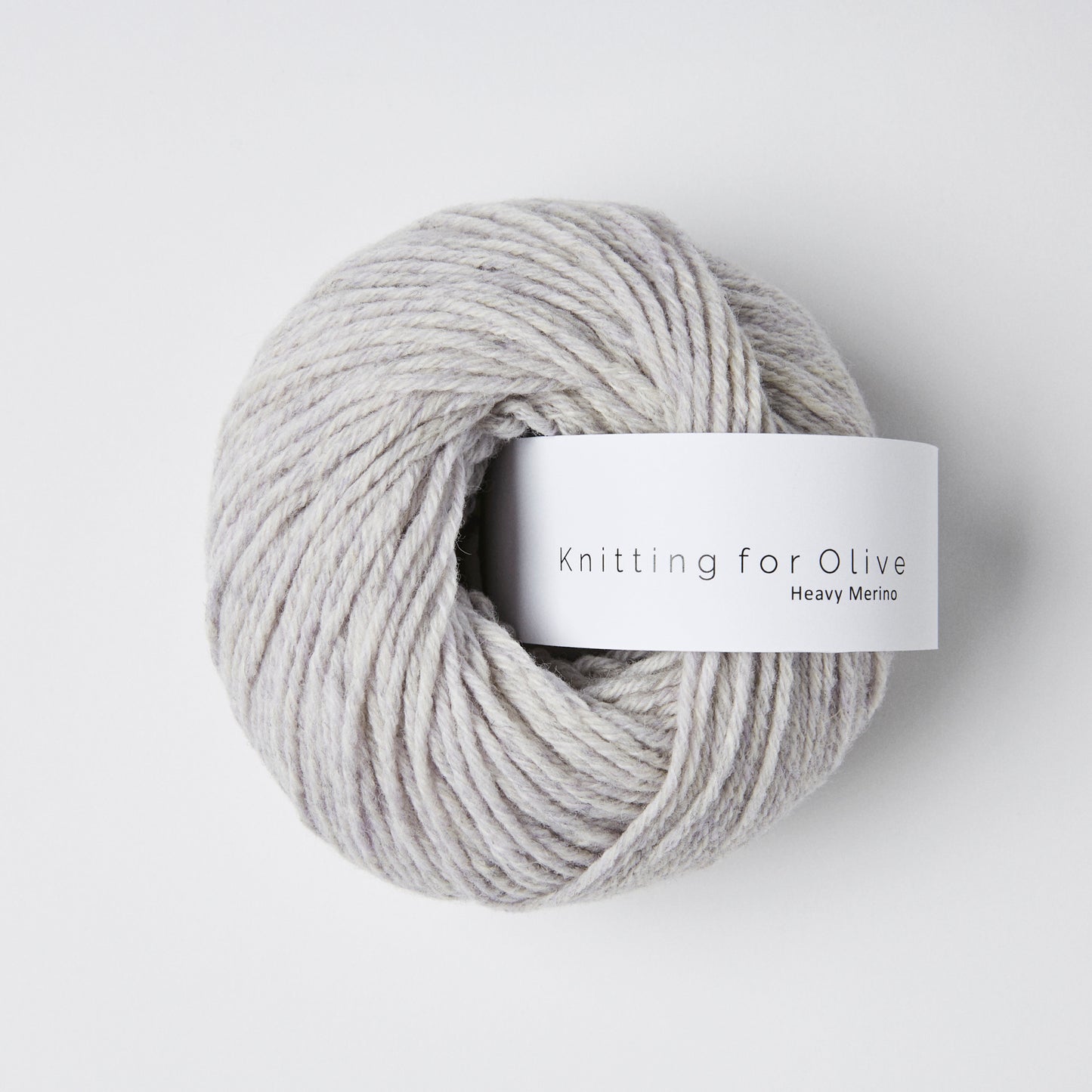 Knitting For Olive Heavy Merino 50g in shade Pearl Grey from UK yarn shop The Knit Lounge.