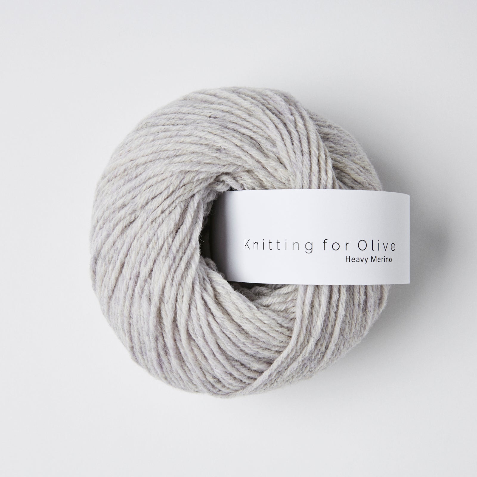 Knitting For Olive Heavy Merino 50g in shade Pearl Grey from UK yarn shop The Knit Lounge.
