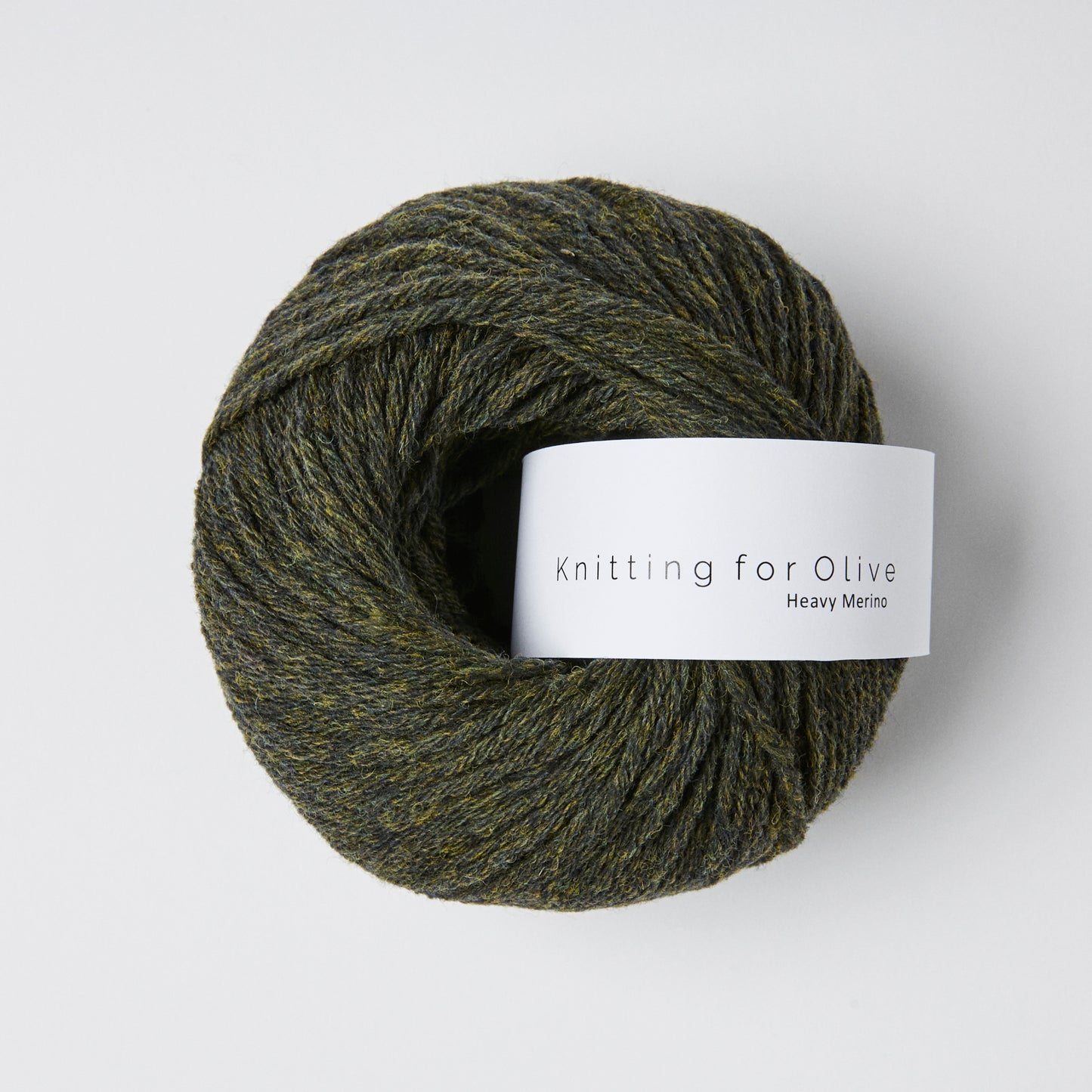 Knitting For Olive Heavy Merino 50g in shade Slate Green from UK yarn shop The Knit Lounge.