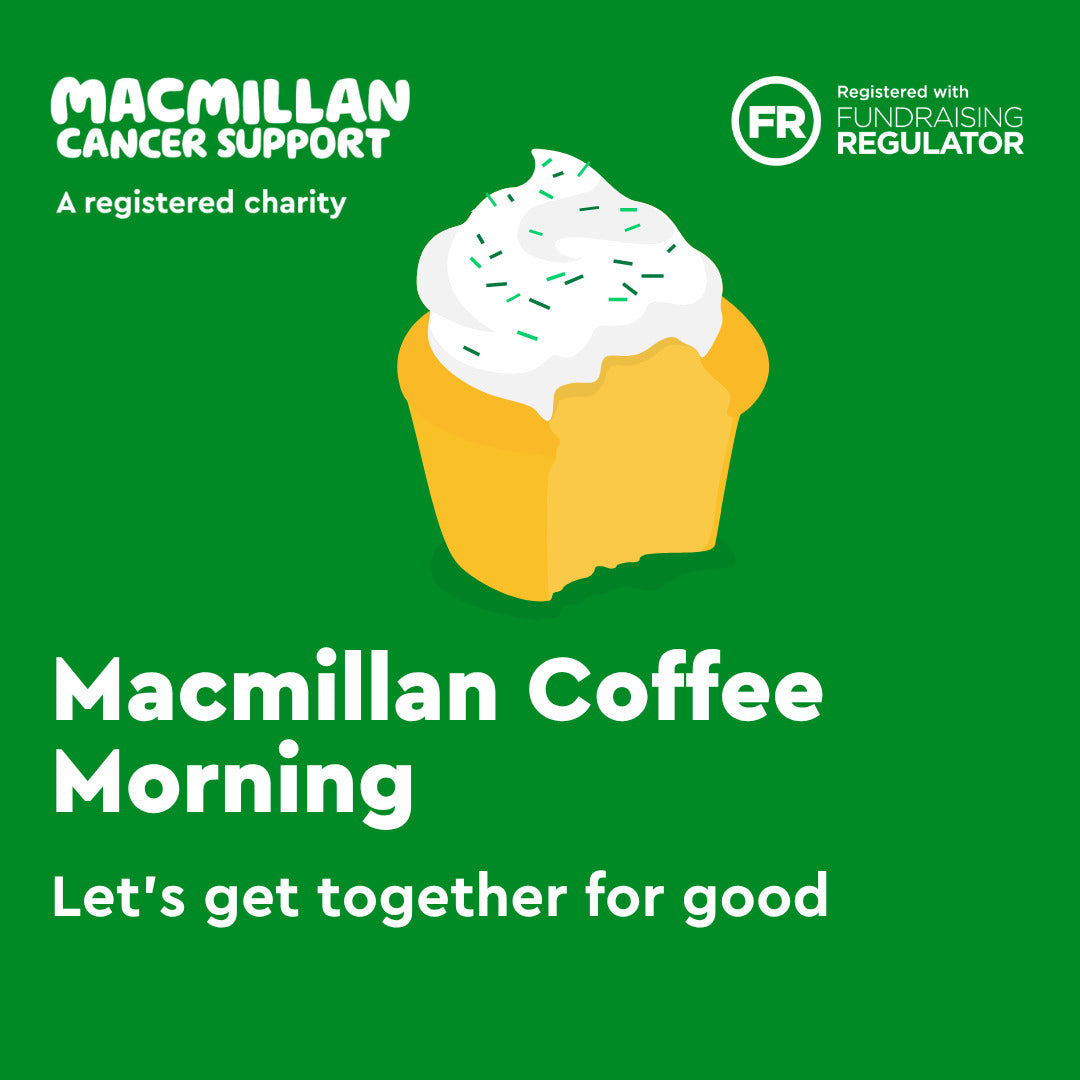 Macmillan Coffee (and Knit!) Morning | Fri 25th Sept from 10.30am