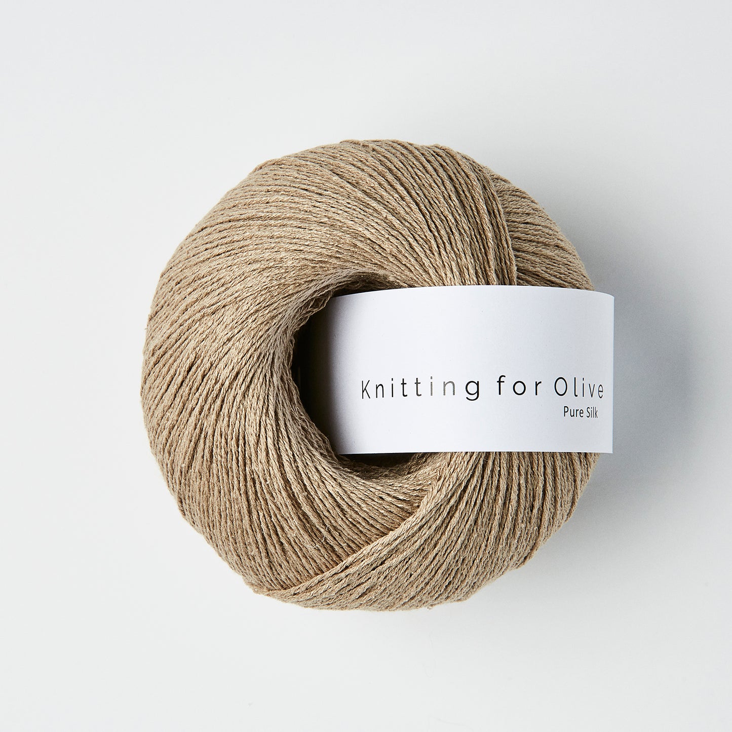 Knitting For Olive Pure Silk 50g in shade Cardamom. Available for UK yarn shop The Knit Lounge.