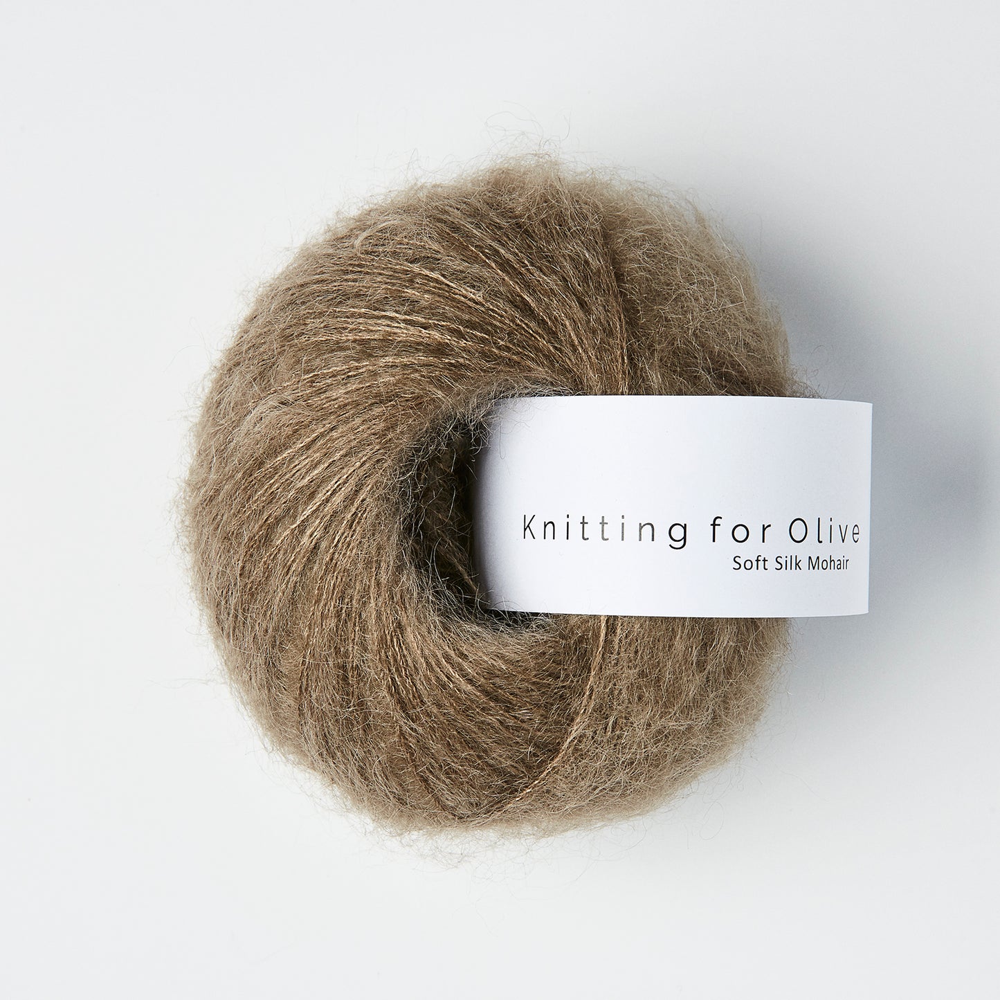 Knitting For Olive Soft Silk Mohair 25g in shade Hazel from UK yarn shop The Knit Lounge.
