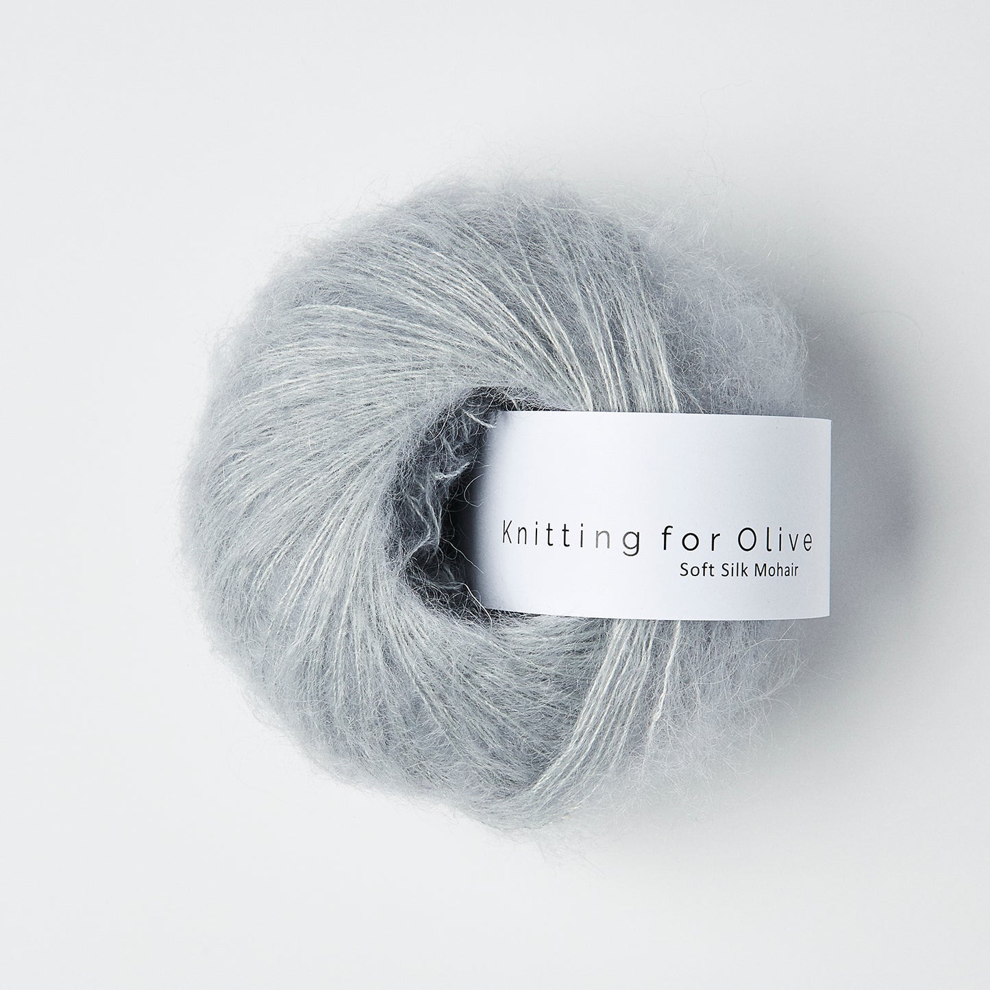 Knitting For Olive Soft Silk Mohair 25g in shade Soft Blue from UK yarn shop The Knit Lounge.