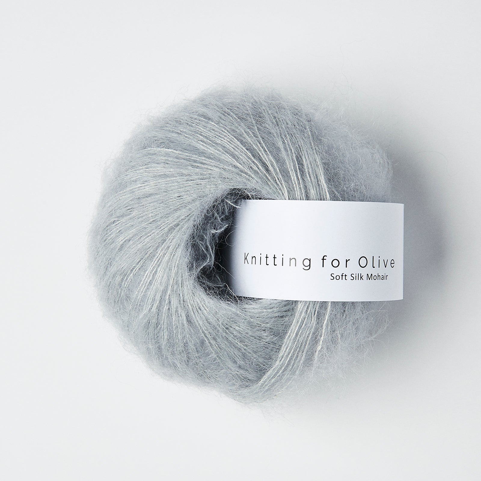 Knitting For Olive Soft Silk Mohair 25g in shade Soft Blue from UK yarn shop The Knit Lounge.