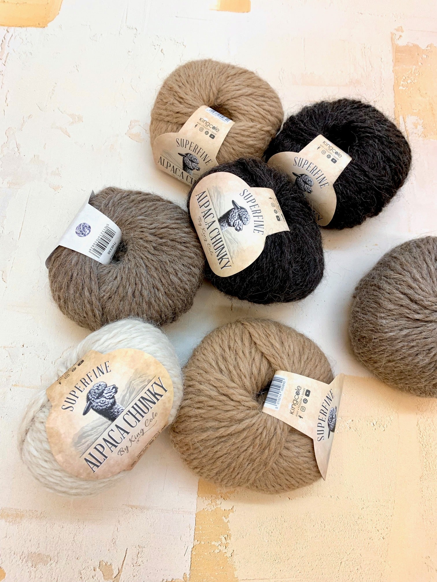 Superfine Alpaca Chunky by King Cole available at The Knit Lounge UK yarn shop.