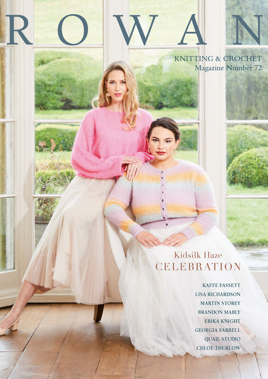 Rowan Magazine 72 is available to purchase from The Knit Lounge UK knit shop