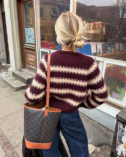 The Key Cardigan knitting pattern by Petiteknit available at The Knit Lounge UK yarn shop.