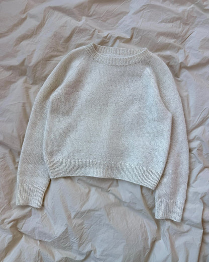 PetiteKnit No Frills Sweater Knitting pattern from The Knit Lounge UK wool shop.