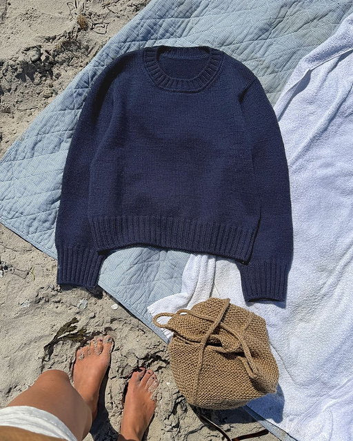 The Vega Sweater by PetiteKnit Knitting pattern at The Knit Lounge UK yarn shop.