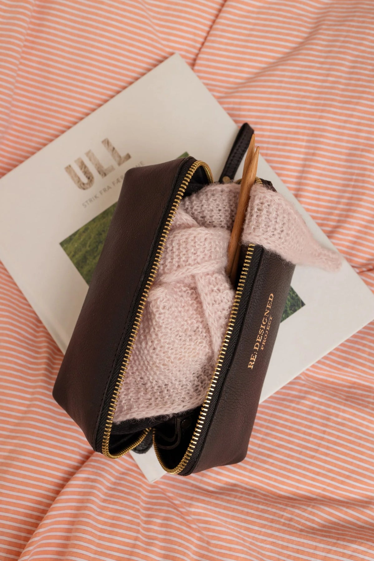 Re:Designed Project 36 Knitting pouch available in multiple colours at The Knit Lounge UK yarn shop.