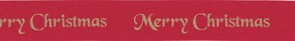 Berisfords Merry Christmas Ribbon 10mm