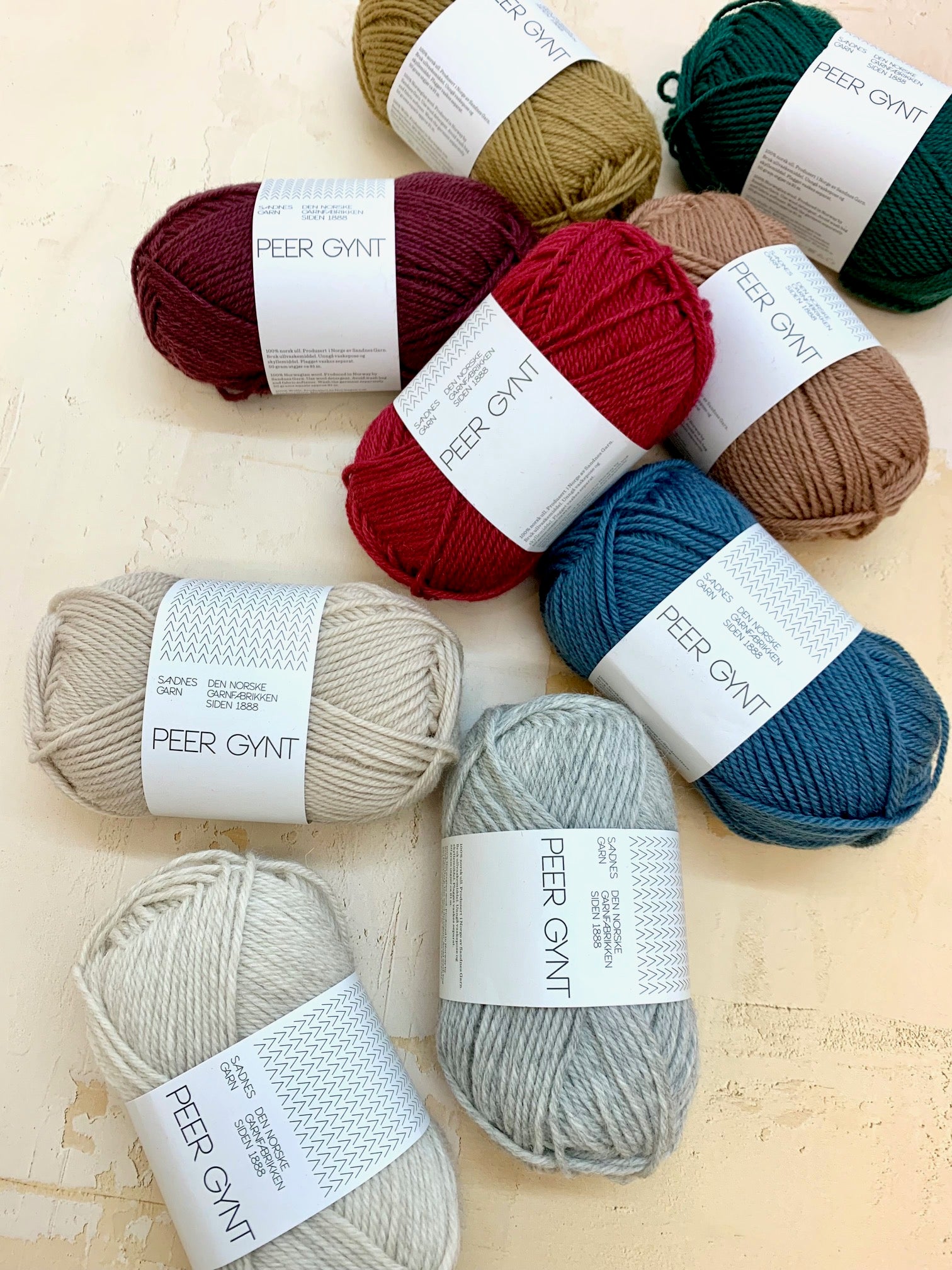 Sandnes Garn Peer Gynt DK Norwegian wool available at The Knit Lounge Uk yarn shop.