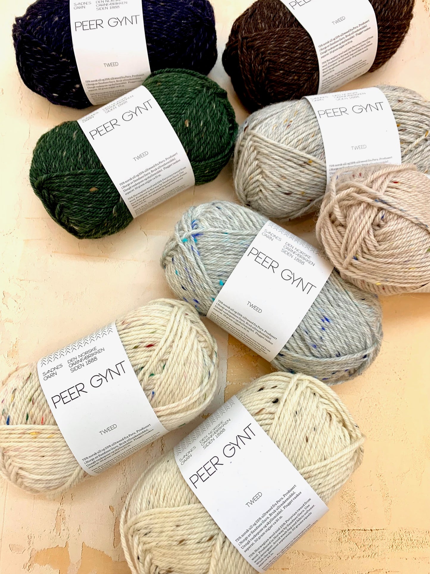 Sandnes Garn Peer Gynt Tweed 50g available at he Knit Lounge UK yarn shop.