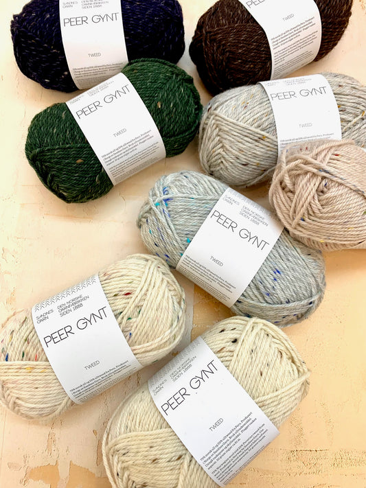 Sandnes Garn Peer Gynt Tweed 50g available at he Knit Lounge UK yarn shop.