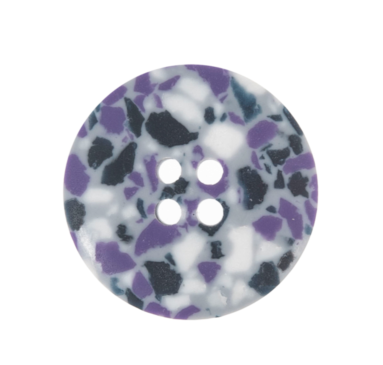 Recycled Plastic Scrap 20mm Button