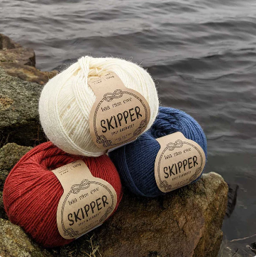 Baa Ram Ewe Skipper 5ply Guernsey Yarn 100g is available to purchase from The Knit Lounge UK knit shop